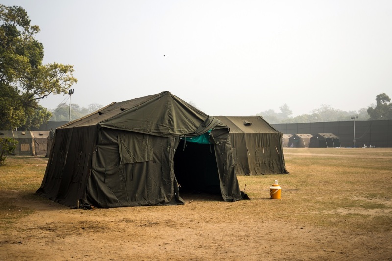Namioty pneumatyczne dla wojska – wykorzystanie